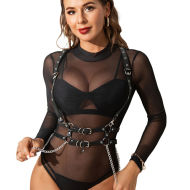 Subblime Fetish Harness with Straps & Chains - cena, srovnání