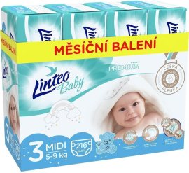 Linteo BABY Premium MIDI 5-9kg 216ks