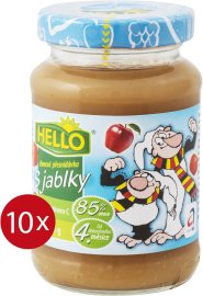 Hello Ovocná výživa s jablkami 10x190g