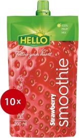 Hello Smoothie Jahoda 10x200ml