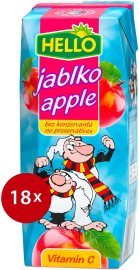 Hello Mini Jablko 18x250ml