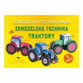 Zemědělská technika TRAKTORY - Jednoduchá vystřihovánka