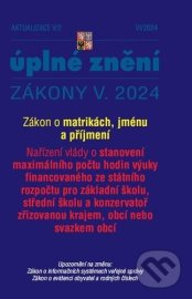 Aktualizace V/2 Zákon o matrikách, jménu a příjmení