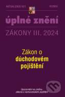 Aktualizace 2024 III/1 O důchodovém pojištění - cena, srovnání