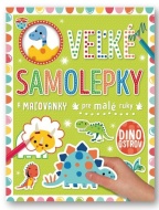 Dino - Veľké samolepky pre malé ruky - cena, srovnání