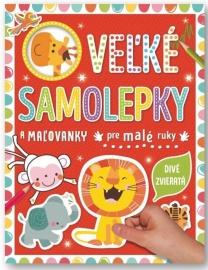 Divé zvieratá - Veľké samolepky pre malé ruky