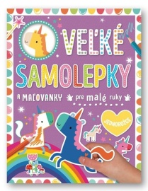 Jednorožce - Veľké samolepky pre malé ruky