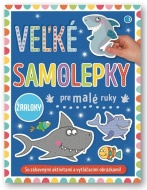 Žraloky - Veľké samolepky pre malé ruky - cena, srovnání