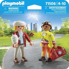 Playmobil 71506 DuoPack Záchranárka s pacientom