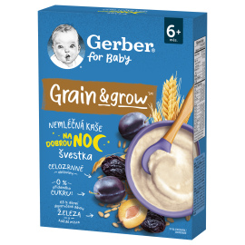 Gerber Nemliečna kaša pšenično-ovsená slivka 200g