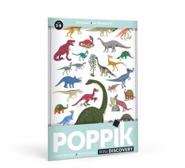 Poppik Samolepkový plagát Dinosaury