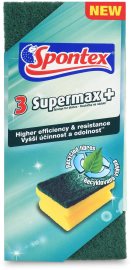 Spontex Super Max+, huba tvarovaná veľká, 3 ks