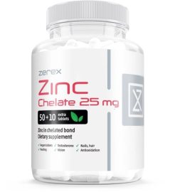 Zerex Zinok chelát 25mg 60tbl