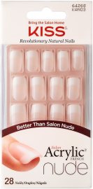 Kiss Salon Acrylic Nude Nails - Cashmere