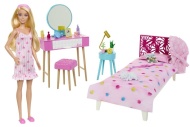 Mattel Barbie spálňa s bábikou - cena, srovnání