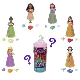 Mattel Disney Princess Color reveal Kráľovská malá bábika s kvetmi