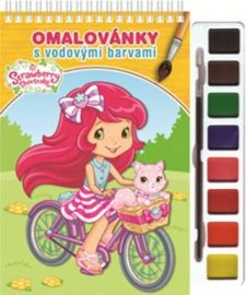 Strawberry 2 - Omalovánky s vodovými barvami a štětcem