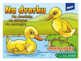 Omalovánky - Na dvorku