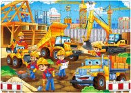 Aga4kids Detské puzzle Stavenisko 130 dielikov - cena, srovnání