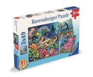 Ravensburger 120008590 Život pod vodou 3 × 49 dielikov - cena, srovnání