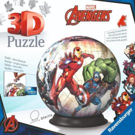 Ravensburger 3D puzzle 114962 Puzzle-Ball Marvel: Avengers 72 dielikov