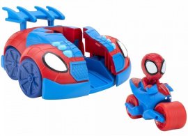 Jazwares Spiderman 2 v 1 vozidlo, 16 cm