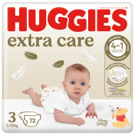 Huggies Extra Care 3 6-10kg 72ks - cena, srovnání