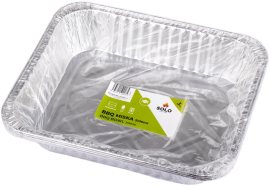 Solo Obdĺžniková BBQ miska 318x262x63mm 3100 ml, bez otvorov / 3 ks