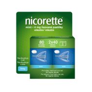 Mcneil Manufacturing Nicorette Mint 4 mg 2x40ks - cena, srovnání