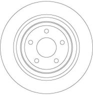 TRW Brzdový kotúč DF6872 2 ks - cena, srovnání