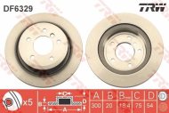 TRW Brzdový kotúč DF6329 2 ks - cena, srovnání