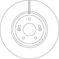 TRW Brzdový kotúč DF6545S 2 ks - cena, srovnání