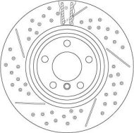 TRW Brzdový kotúč DF6606S 2 ks - cena, srovnání