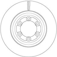 TRW Brzdový kotúč DF6736S 2 ks - cena, srovnání