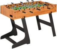 vidaXL Skladací stolný futbal 121 x 61 x 80 cm, svetlo hnedý - cena, srovnání