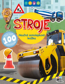 Naučná samolepková knížka Stroje