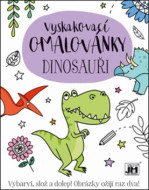 Dinosauři - Vyskakovací omalovánky - cena, srovnání