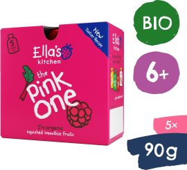 Ellas Kitchen Ovocné pyré - Pink One s rebarborou 5x90g