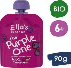 Ellas Kitchen BIO Purple One ovocné pyré s čiernymi ríbezľami 90g