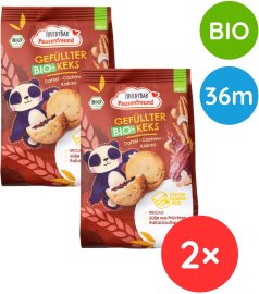 Fruchtbar BIO plnené sušienky kešu, datle, kakao 2x120g