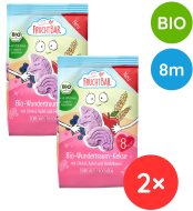 Fruchtbar BIO špaldové maslové sušienky s ovocím jednorožec 2x100g - cena, srovnání