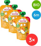 Fruchtbar BIO ovocné vrecko jablko, mrkva, marhuľa a banán 3x100g - cena, srovnání