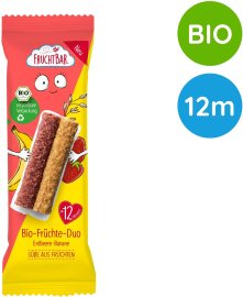 Fruchtbar BIO ovsené duo tyčinky jahoda, banán, jablko 27g