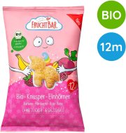 Fruchtbar BIO chrumky jednorožec kukurica, banán, malina a repa 30g - cena, srovnání