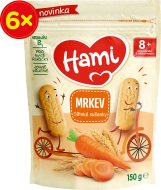 Nutricia Hami detské sušienky mrkva 6x150g - cena, srovnání