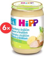 Hipp Zemiaky s králičím mäsom a feniklom 6x190g - cena, srovnání