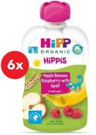 Hipp BIO Hippies Jablko-Banán-Maliny-Celozrnné obilniny 6x100g - cena, srovnání