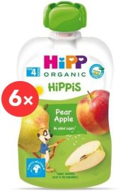 Hipp BIO Hippies kapsička Hruška-Jablko 6x100g