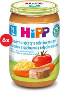 Hipp BIO Cestoviny s paradajkami a teľacím mäsom 6x220g - cena, srovnání