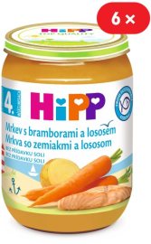 Hipp Karotka so zemiakmi a lososom 6x190g